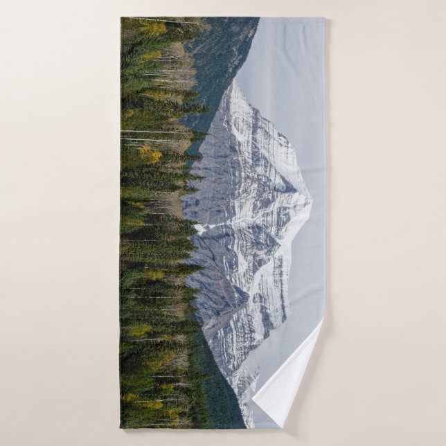 Nature Mountains, Mount Robson Bath Towel Set (Bath Towel)
