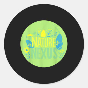 Nature Nexus - Harmonic Nature For Environmental P Classic Round Sticker