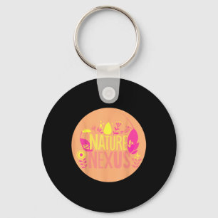 Nature Nexus - Harmonic Nature For Environmental P Keychain