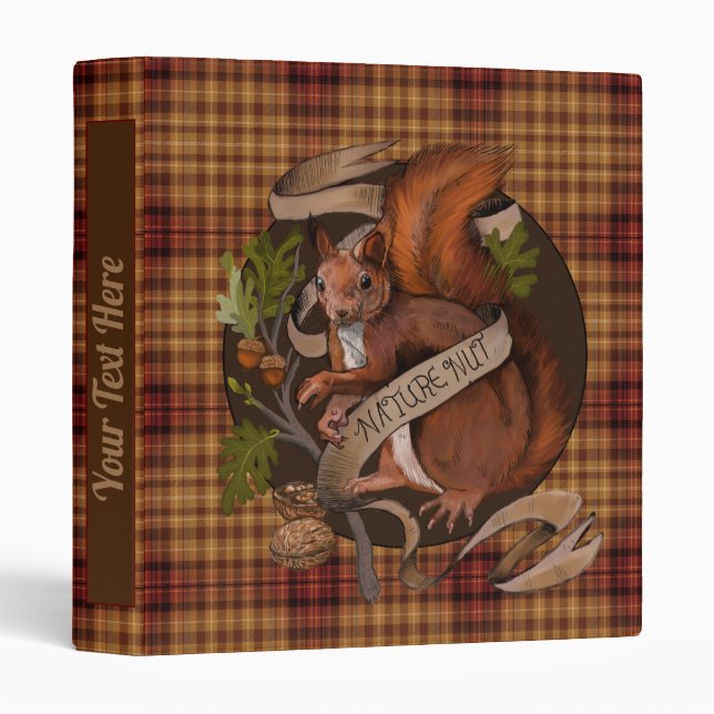 Nature Nut Squirrel Binder (Front/Spine)