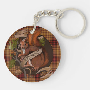 Nature Nut Squirrel  Keychain