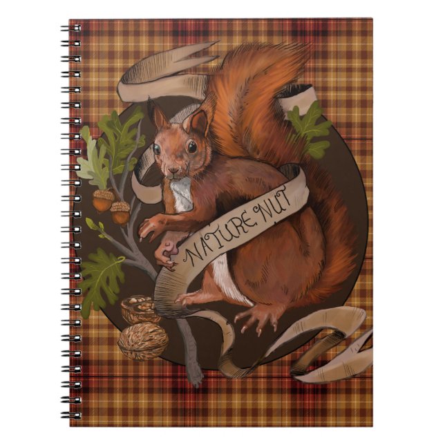 Nature Nut Squirrel Notebook (Front)