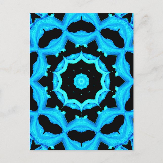 NATURE OCEAN BLUE POSTCARD (Front)