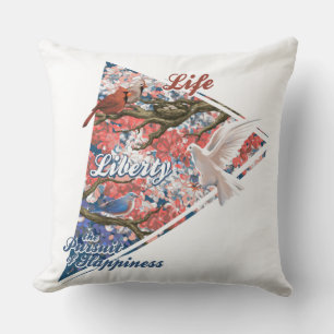 Nature of America Throw Pillow
