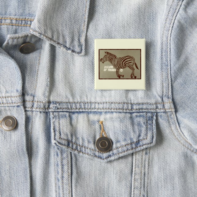 Nature of Things - 1966 promo graphic 2 Inch Square Button (In Situ)
