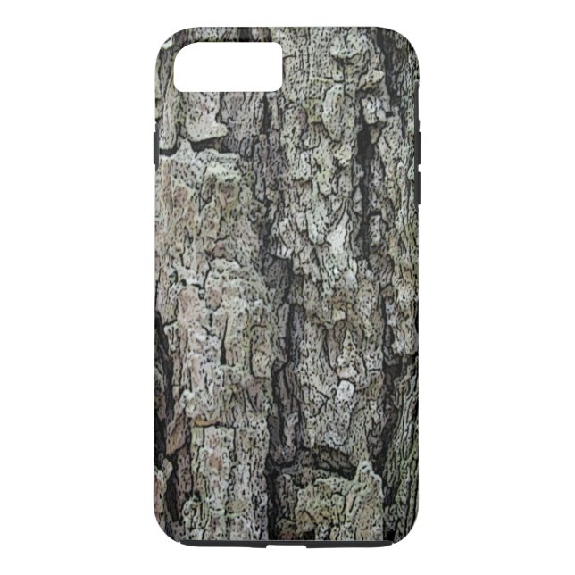 Nature Old Pine Bark Photo Case-Mate iPhone Case (Back)