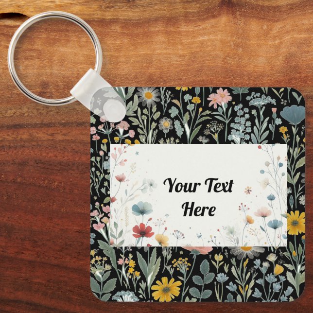 Nature on the Go: Customizable Keychain (Front)