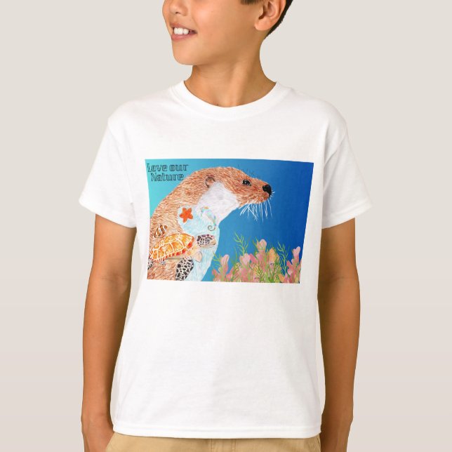 Nature Otter T-Shirt (Front)