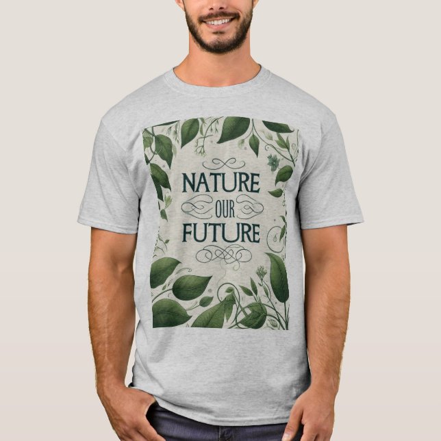 Nature Our Future Design T-Shirt (Front)