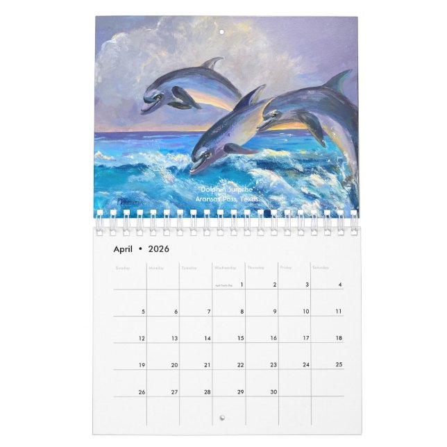 Nature Paintings and Photos From MHamiltonArt Calendar (Apr 2026)
