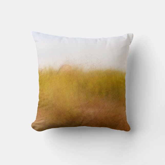 Nature Path Throw Pillow (Front)