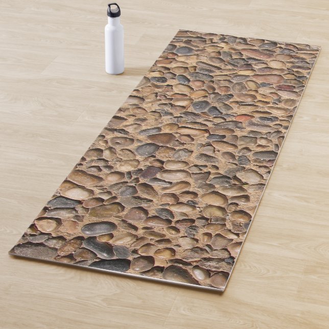 Nature Pebble Stones Photo Yoga Mat (In Situ)