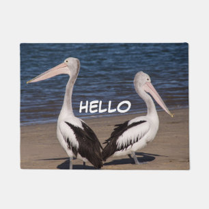 Nature Pelicans Beach Doormat