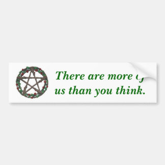 Nature Pentacle Bumper Sticker