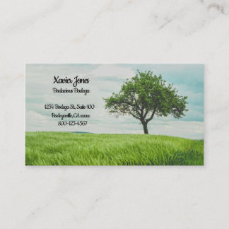Nature personalized business card
