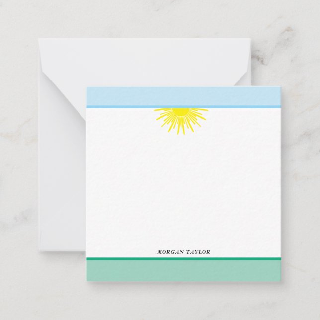 Nature Personalized Note Cards (Front)