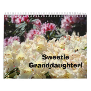 Nature Photograhpy Calendar Sweetie Granddaughter