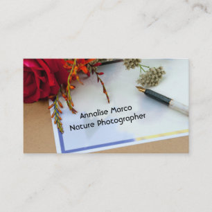 Nature Photographer Business Card