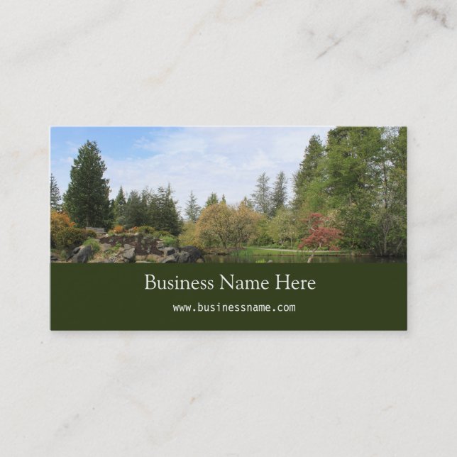 nature photography business card (Front)