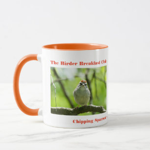 Nature Photography Chipping Sparrow Birder Mug