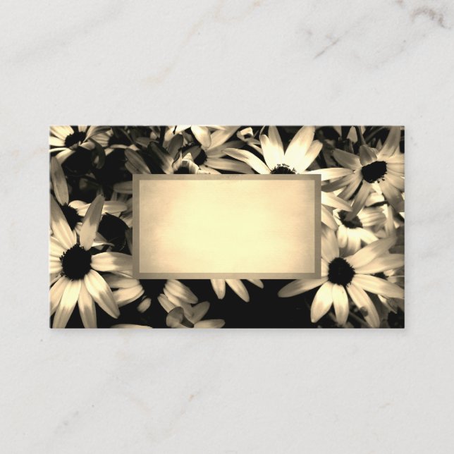 nature photography flower art business card (Front)