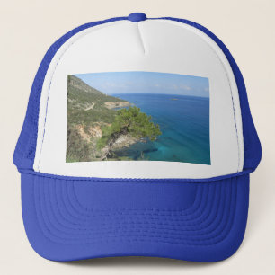 Nature Photography Mediterranean Mountain & Sea Trucker Hat