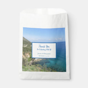 Nature Photography Mediterranean Sea Wedding Favour Bag