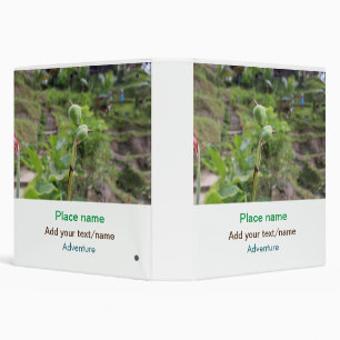 Nature plants photography beach water travel name binder