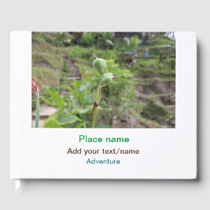 Nature plants photography beach water travel name guest book