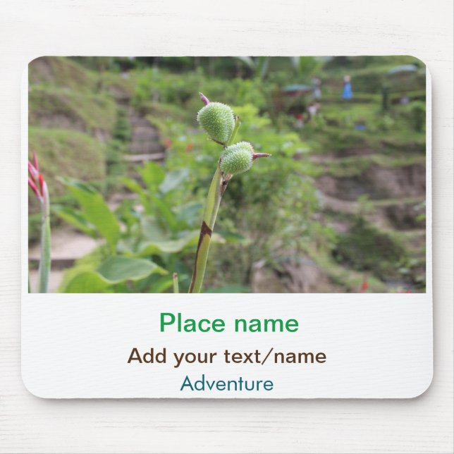 Nature plants photography beach water travel name mouse pad (Front)