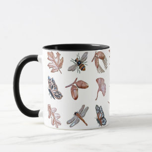 Nature print mug