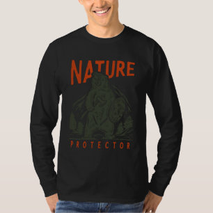 Nature Protector  Bear Environment Grizzly Warrior T-Shirt