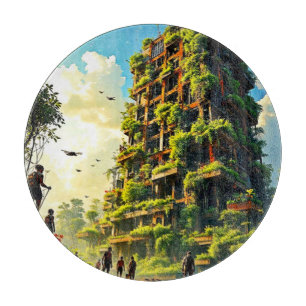 Nature Reclaims Urbanity Cutting Board