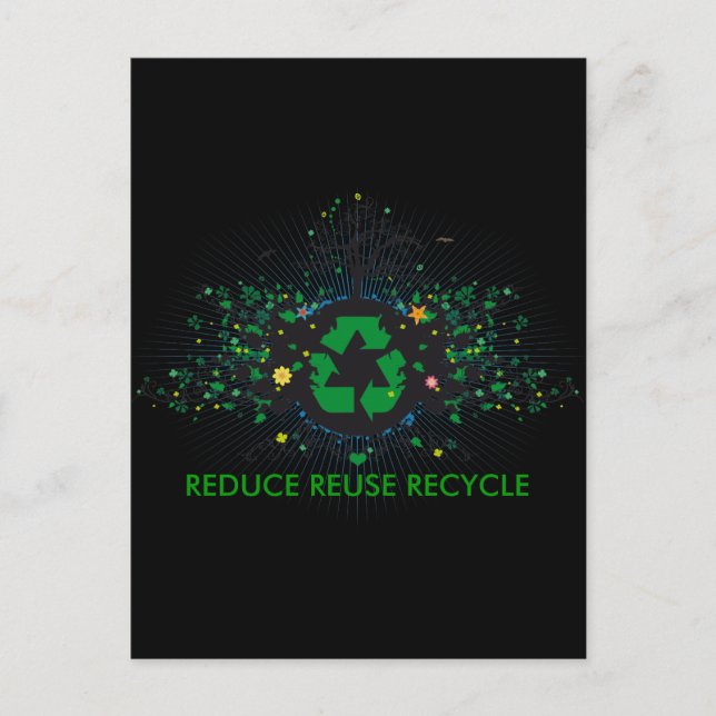 Nature Recycles Postcard (Front)