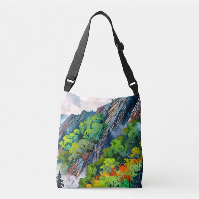 Nature’s Canvas Crossbody Bag (Front)