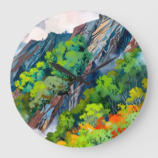 Nature’s Canvas Large Clock (Front)