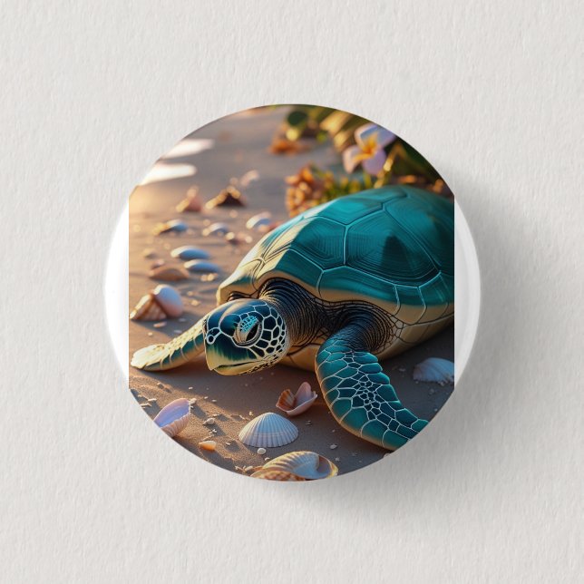 Nature’s Crowned Moment 1 Inch Round Button (Front)
