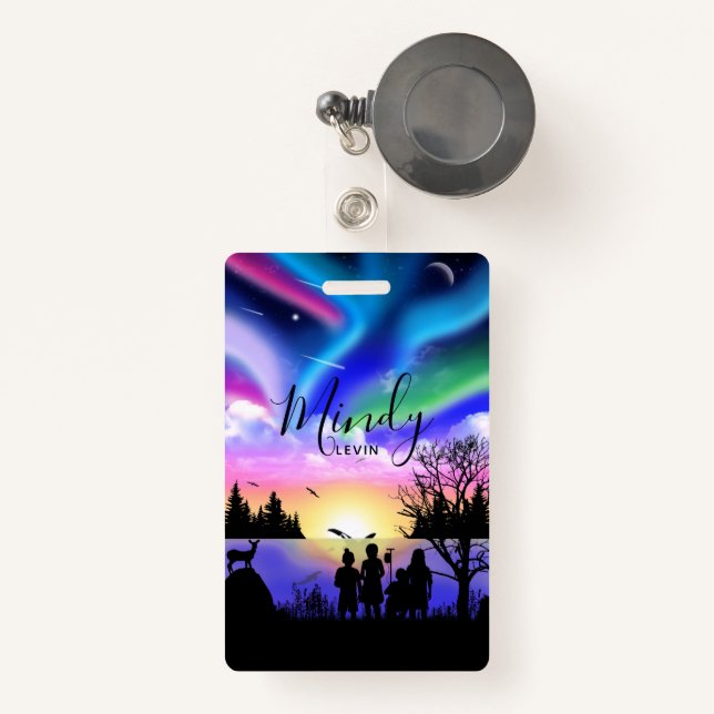 Nature’s Embrace Badge (Front with Retractable)