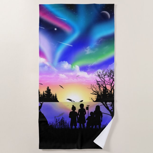 Nature’s Embrace Beach Towel (Front)