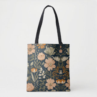Nature’s Embrace: Tote with Floral Elegance Bag