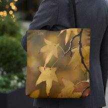Nature’s Golden Light Botanical Christmas Monogram