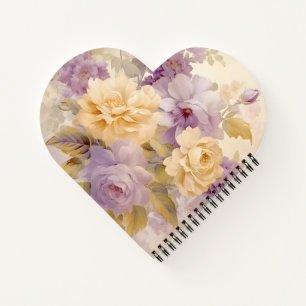 Nature’s Inspiration: AI-Flower Spiral Notebook