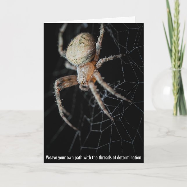 Nature’s Master Weaver Thank You Card (Front)