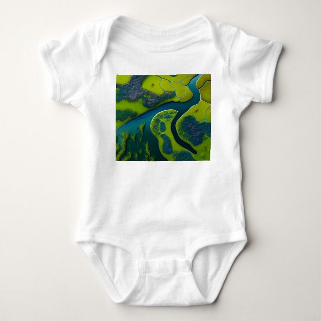 Nature’s Tapestry Baby Bodysuit (Front)