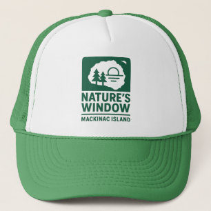 Nature’s Window   Mackinac Island Outdoor Scenic Trucker Hat