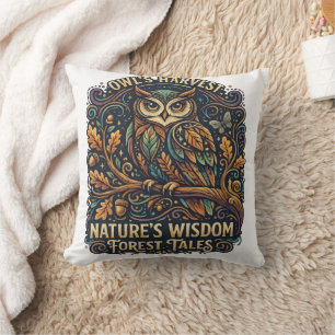 Nature’s Wisdom – Inspiring for Earth & Soul Lover Throw Pillow