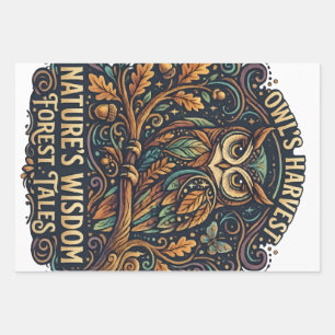 Nature’s Wisdom – Inspiring for Earth & Soul Lover Wrapping Paper Sheet