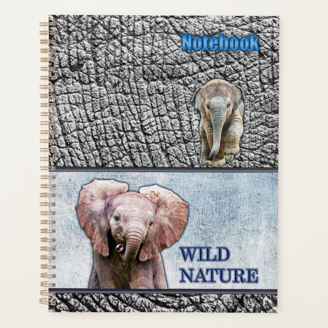 NATURE SAUVAGE - Collection design ELEPHANT (Devant)