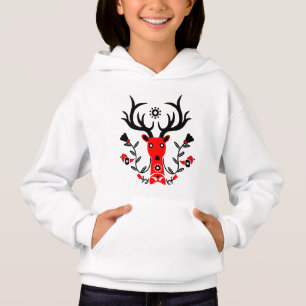 Nature scandinave Cerf Art T-shirt Throw Pi