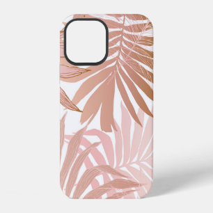 Nature seamless pattern. Hand drawn abstract tropi iPhone 12 Case